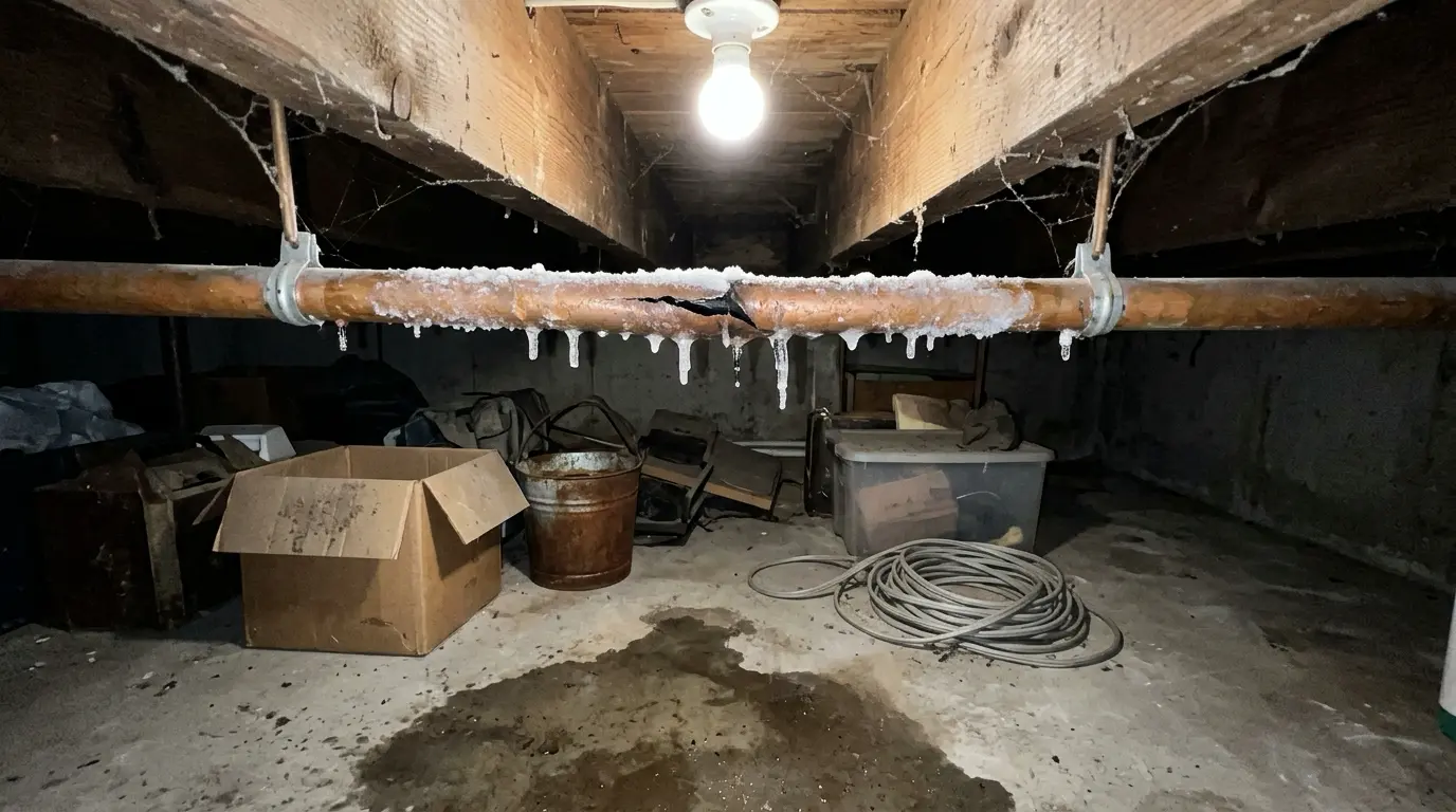 Frozen Pipes in Troy, MI: How to Thaw One Before It Bursts