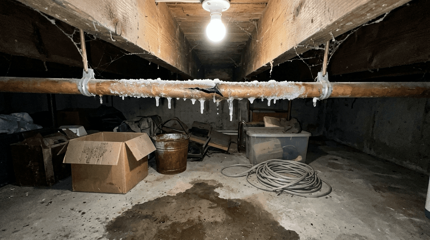 Frozen Pipes in Troy, MI: How to Thaw One Before It Bursts