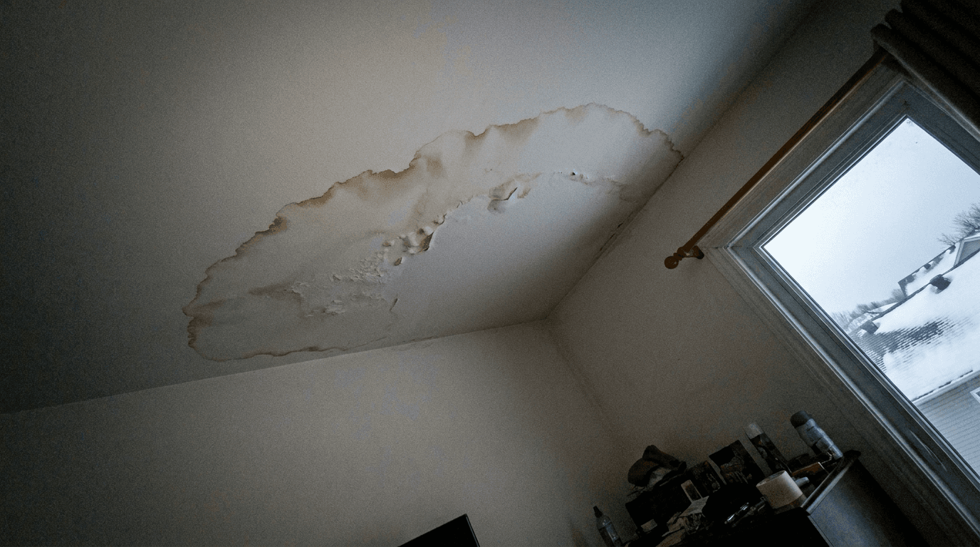 Ice Dams in Sterling Heights: What to Do When Water Gets Inside