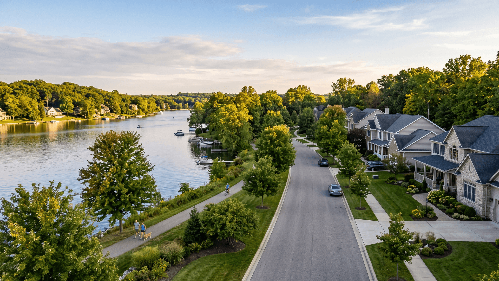 Commerce Township cityscape