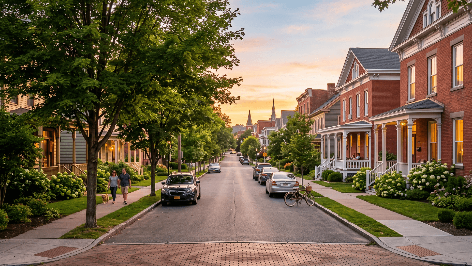 Troy cityscape