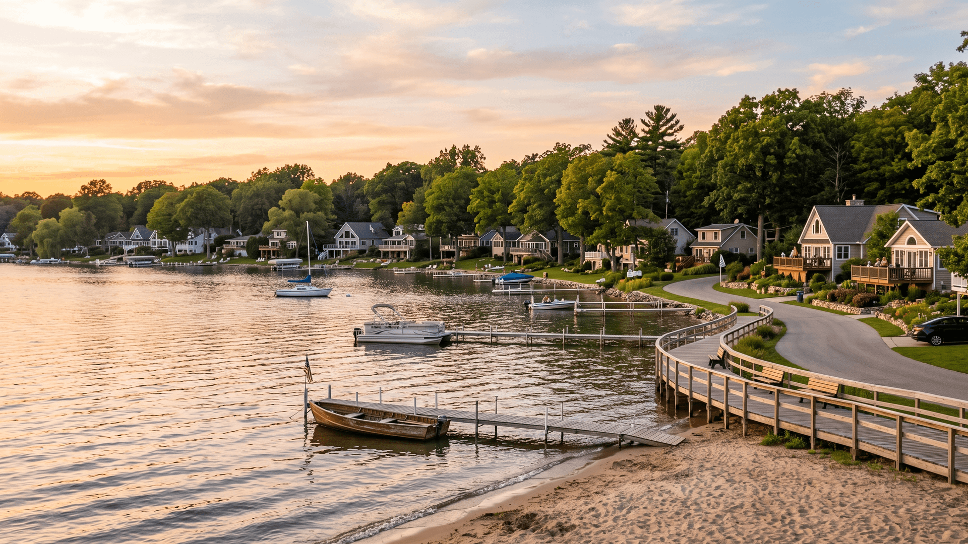 White Lake cityscape