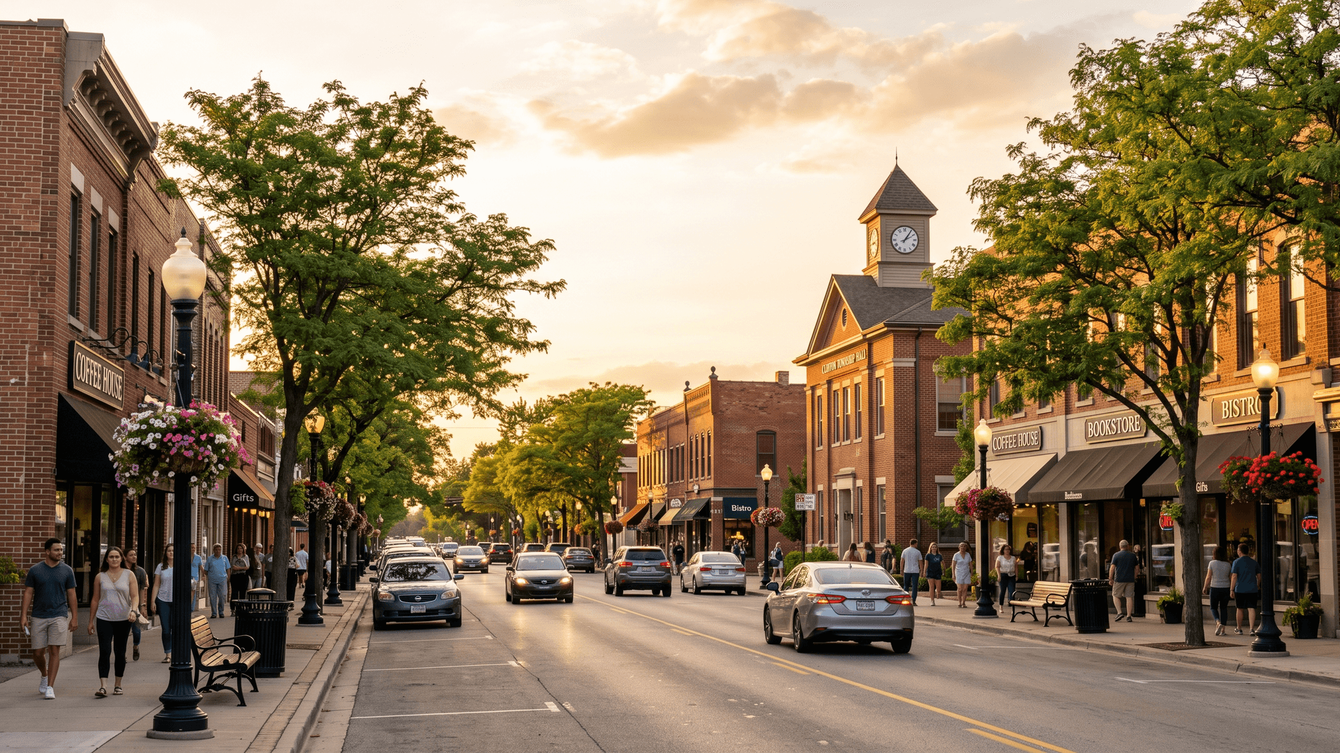 Clinton Township cityscape