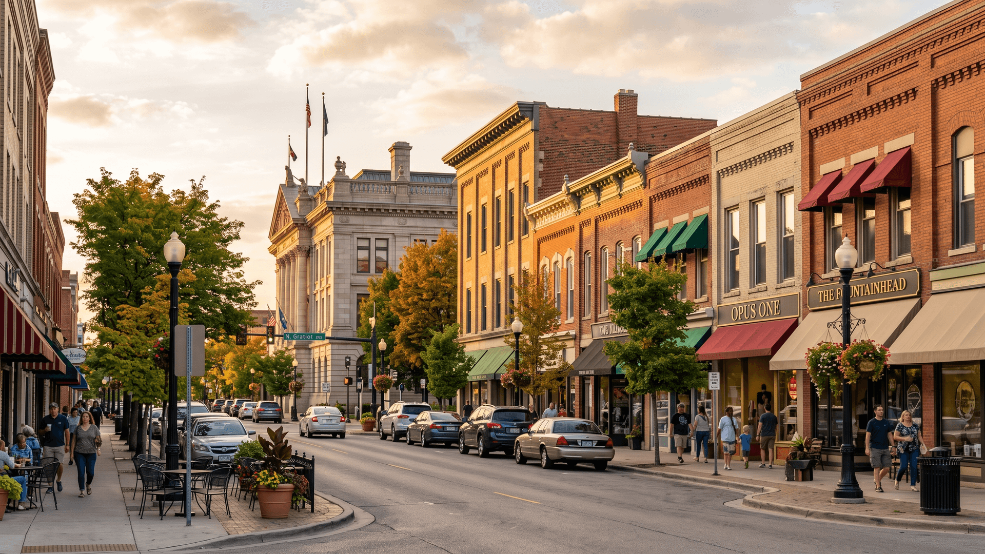 Mount Clemens cityscape
