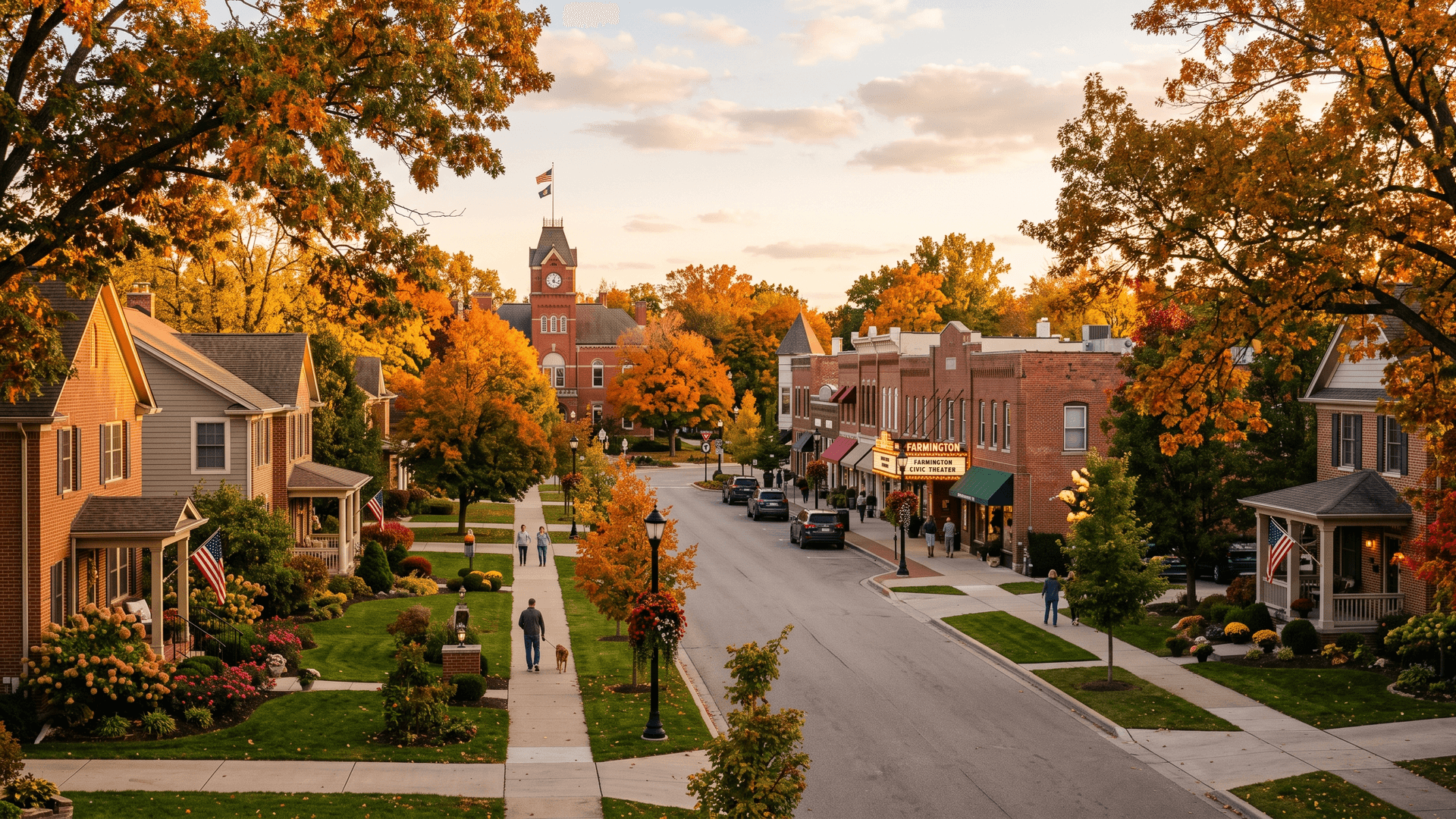 Farmington Hills cityscape