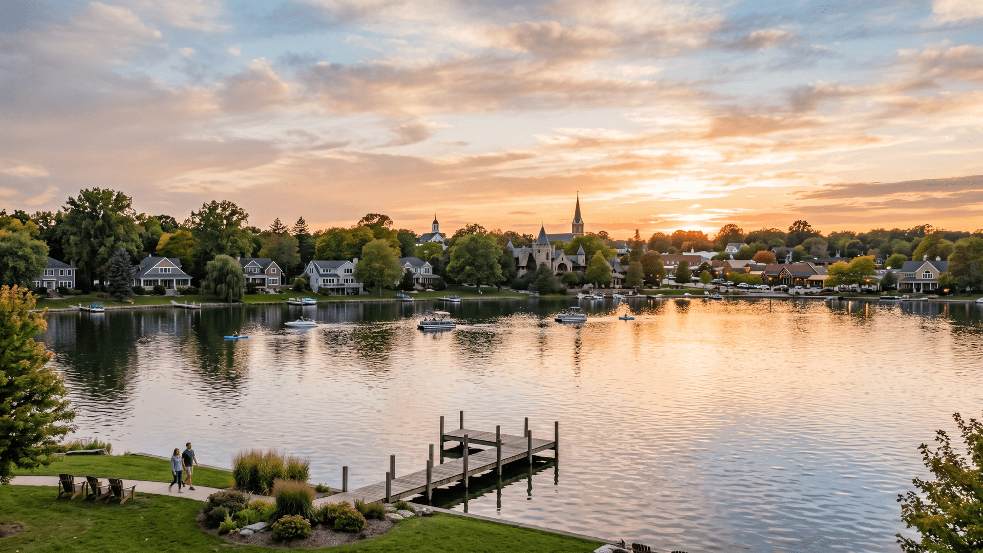 Lake Orion cityscape