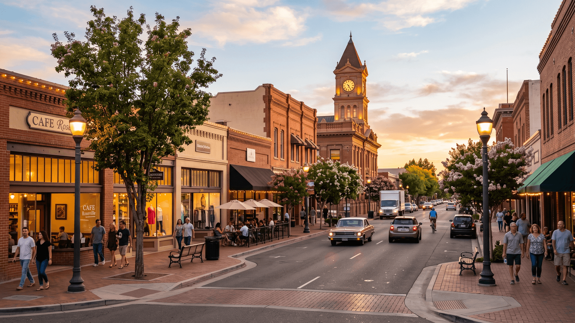 Roseville cityscape